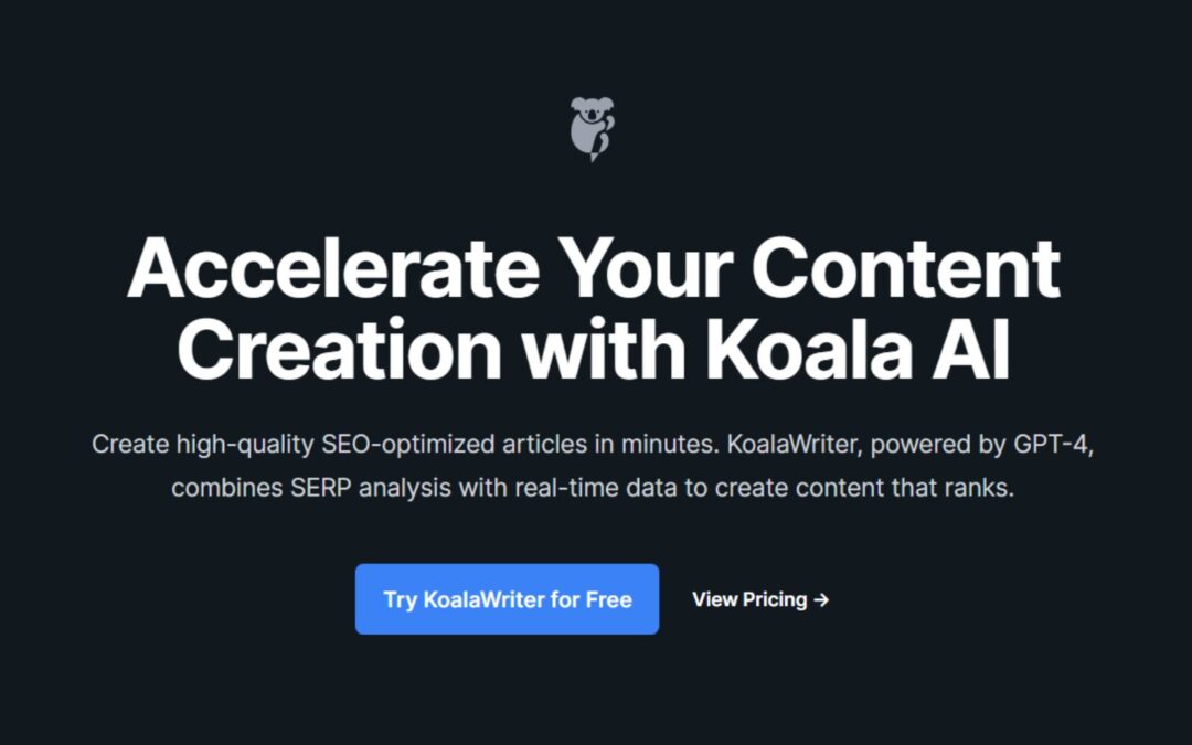 Discover the power of Koala Writer in our comprehensive review. AI writing -min